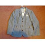 St George by Duffer - a light blue smart denim jacket, size L,