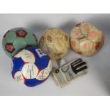 Signed Football Items.