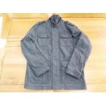 Butler and Webb - a zip front jacket, grey, size M,