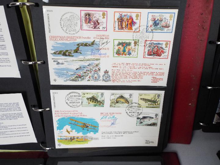 Philately - A large quantity of flown and signed first day RAF / Aviation / Forces First Day Covers - Image 4 of 7