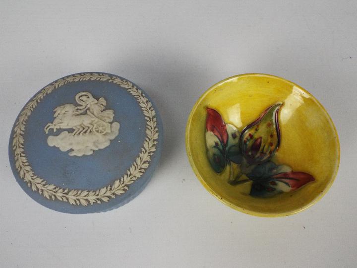 Lot to include a small Moorcroft Pottery bowl decorated in the Arum Lily pattern, - Image 2 of 5