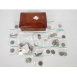 US Coins - 1867 2 cent, various 'State' quarters, bicentennial quarters and similar.