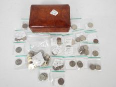 US Coins - 1867 2 cent, various 'State' quarters, bicentennial quarters and similar.
