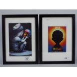 Seth (Julien Malland) - Two framed prints including promotional work for the 1, 2,