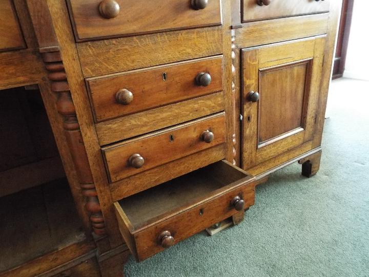 A Victorian oak Welsh Dresser, - Image 3 of 4