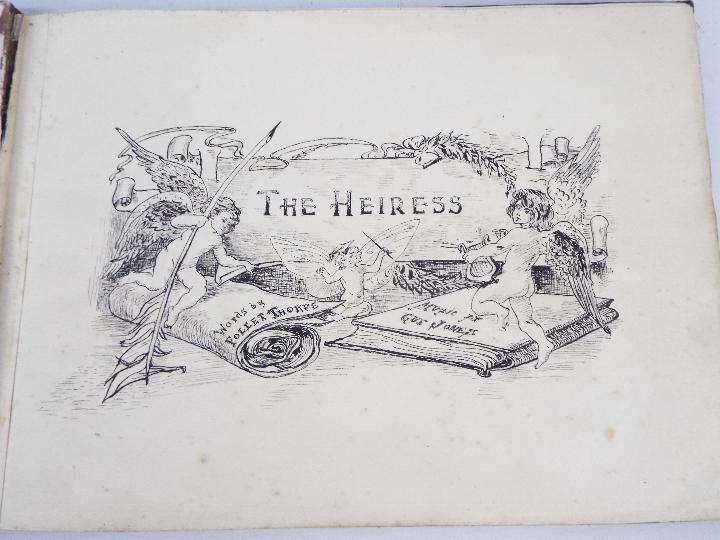 A theatrical scrapbook, 1910, for a production of The Heiress, Theatre Royal, Birmingham, - Image 2 of 7