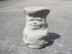 Garden Stoneware - A reconstituted stone planter in the form of a Toby jug.