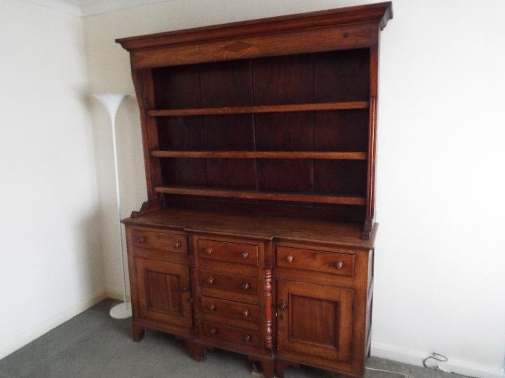 A Victorian oak Welsh Dresser, - Image 2 of 4