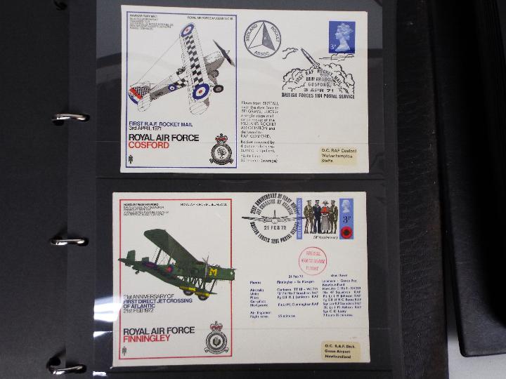 Philately - A large quantity of flown and signed first day RAF / Aviation / Forces First Day Covers - Image 2 of 7