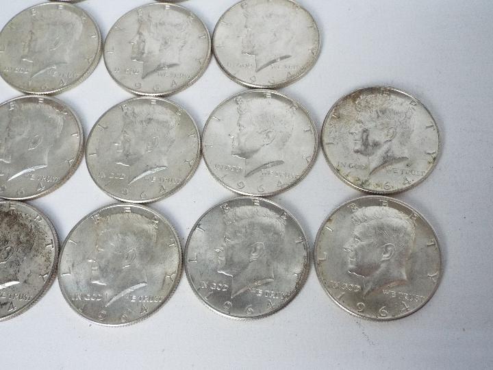 US Silver Coin Group - Twenty 1964 Kennedy Half Dollar coins. - Image 2 of 5