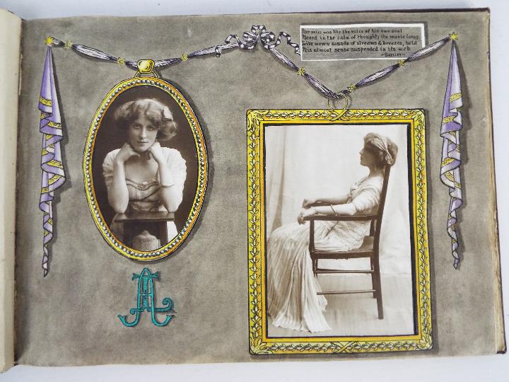 A theatrical scrapbook, 1910, for a production of The Heiress, Theatre Royal, Birmingham, - Image 5 of 7