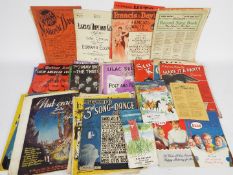 Music Ephemera, A very good collection of old song books, McGlennons record song books,