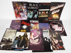 A collection of vintage band tour programmes to include Thin Lizzy, Whitesnake, Rainbow,