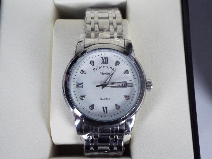 Five boxed fashion watches by Primetimes comprising three Mariner, - Image 3 of 6