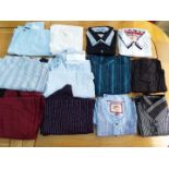 A job lot of 12 gentlemen's shirts, vari