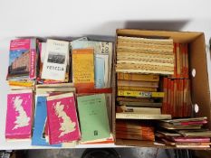 Various books, vintage maps and similar.