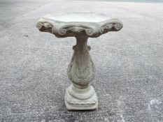 Garden Stoneware - A reconstituted stone bird bath.