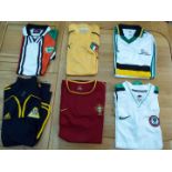 Football Shirts - 6 soccer jerseys, nati