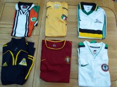 Football Shirts - 6 soccer jerseys, nati