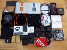 A job lot of unused Headphones boxed set