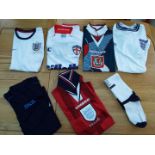 Football Shirts - 6 soccer jerseys, four