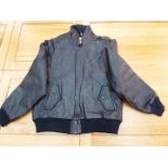 Jacket - a leather zip front Jacket with