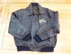 Jacket - a brown zip front Jacket, size