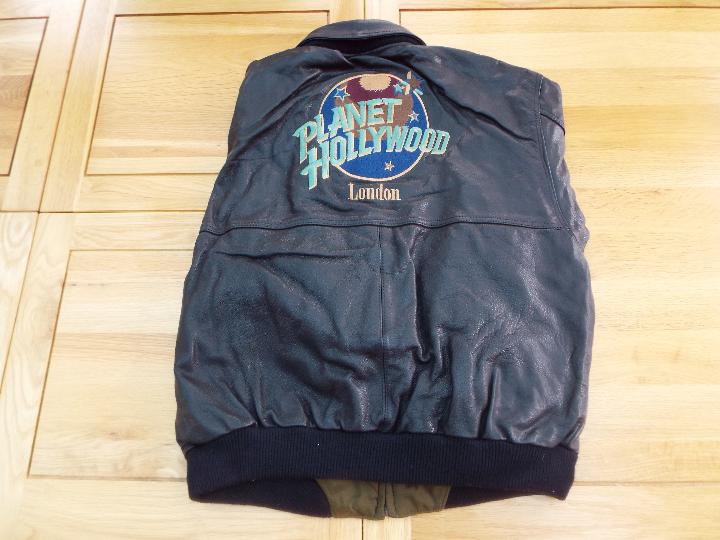 Jacket - a black zip front Jacket, size - Image 2 of 3