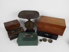 Vintage wooden boxes,