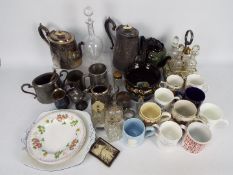 Lot to include ceramics, glassware, plated ware and other.