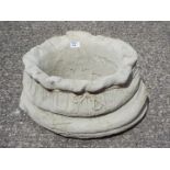 Garden Stoneware - A large reconstituted