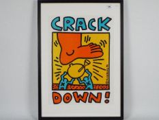 Keith Haring (American 1958 - 1990) - Cr