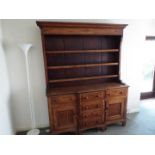 A Victorian oak Welsh Dresser, approx 21