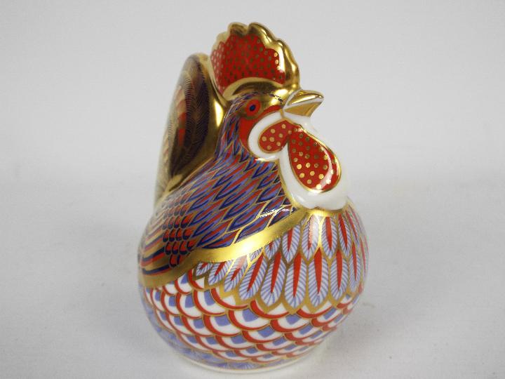 Royal Crown Derby - A Farmyard Cockerel - Image 2 of 5