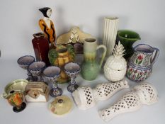Mixed ceramics to include Arthur Wood, Beswick and similar.