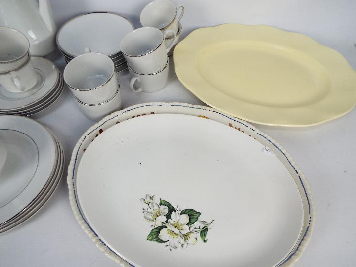 Mixed dinner and tea wares including a Wedgwood NAAFI platter. - Image 3 of 3