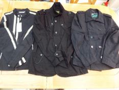 A job lot of three jackets to include Zara XL, Red Herring L and Cedar wood State M,
