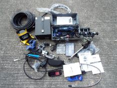 Lot to include a Yihua 968DA+ Soldering rework station, a Dremel plunge router attachment,