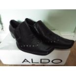 Aldo - a pair of black fashion shoes, # Buffaloe-97, size 41 (EU), 7 (UK),