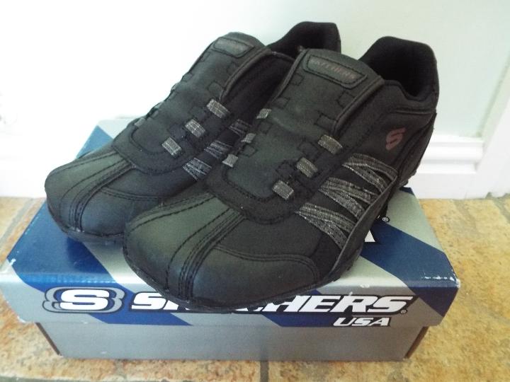 Skechers - a pair of black citywalk-pontoon trainers, size 41 (EU), 7 (UK) # 60607, - Image 2 of 2