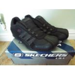 Skechers - a pair of black citywalk-pontoon trainers, size 41 (EU), 7 (UK) # 60607,