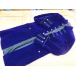 A Party / Dress Jacket or coat, royal blue velvet, size M,