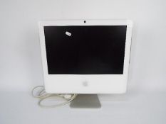 An Apple iMac desktop computer, no accessories.