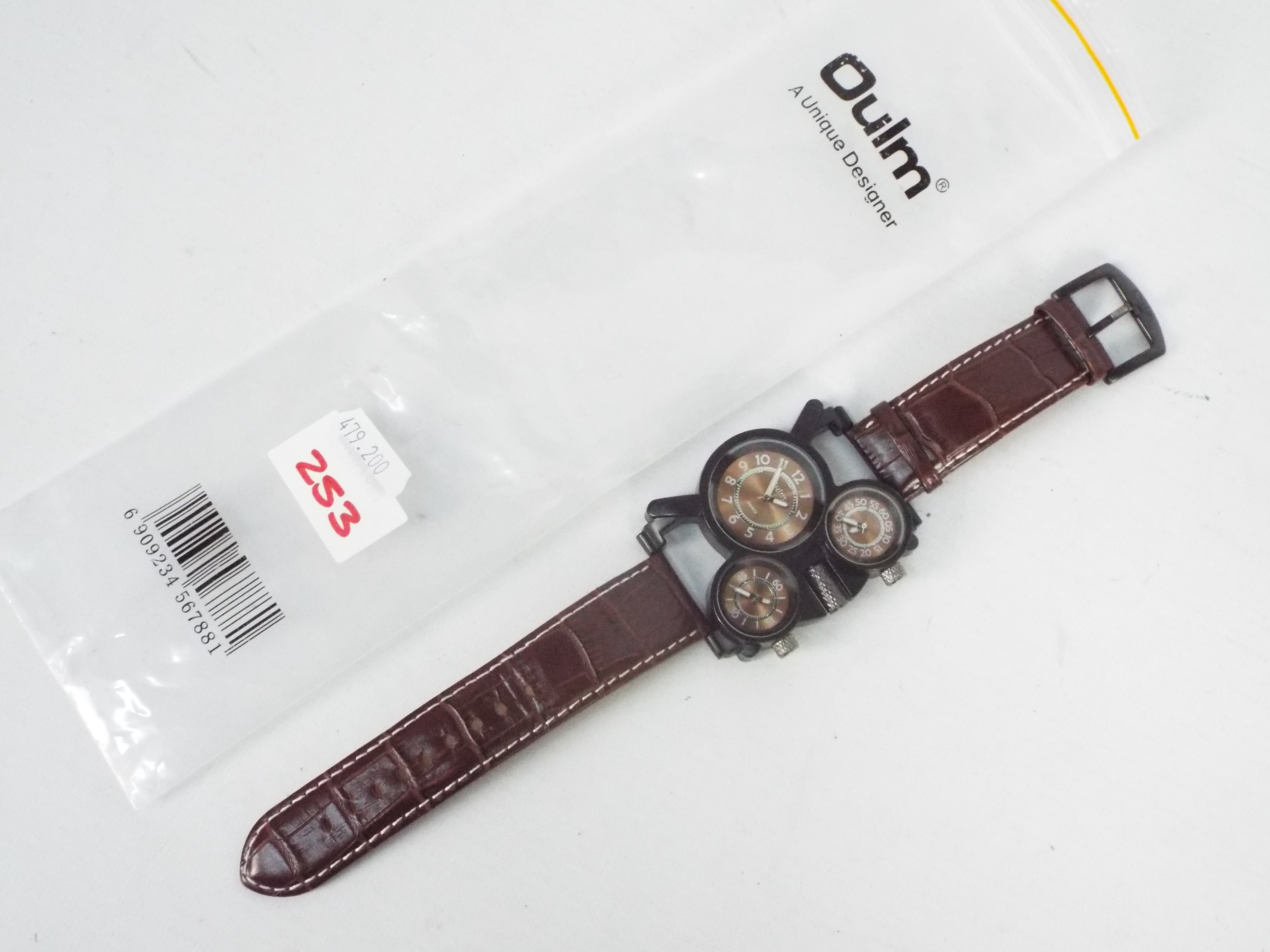 Oulm - Unused retail Stock - a Oulm luxury sports/fashion wristwatch with Hardlex dial 5cm, - Image 2 of 4