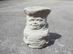 Garden Stoneware - a reconstituted stone planter in the form of a Toby jug,