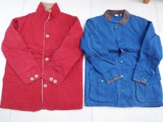 Cotton Traders - two jackets, red and blue as illustrated, both size M,