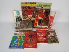 A quantity of publications relating to football, Soccer Stars In Action Picture Stamp Album,
