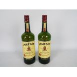 Jameson - Two 1 litre bottles of triple distilled Irish whiskey, 40% ABV.