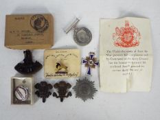 Lot to include a World War Two Defence Medal in box of issue,