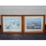 Two framed prints after Robert Taylor comprising a first edition example entitled Lancaster,